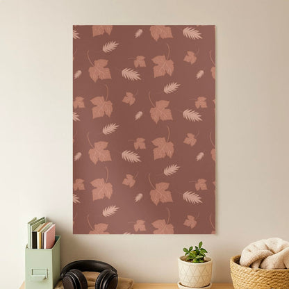 Autumn Leaf Patterns Poster
