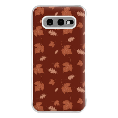 Autumn Leaf Patterns Phone Case for Galaxy S10e