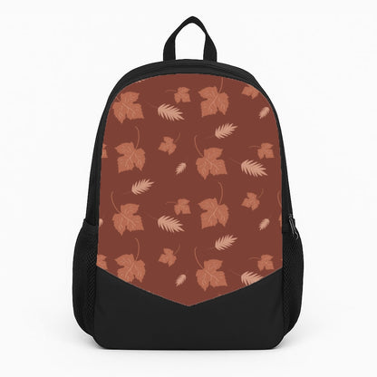 Autumn Leaf Patterns Large Backpack
