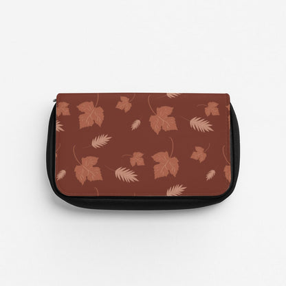 Autumn Leaf Patterns Pencil Case