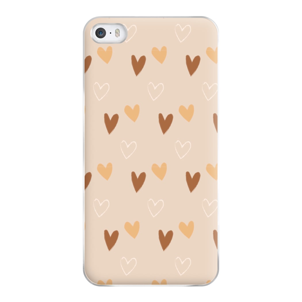 Cute Love Heart Pattern Phone Case for iPhone 5 / 5s / SE 2016