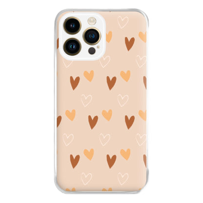 Cute Love Heart Pattern Phone Case for iPhone 14 Pro Max