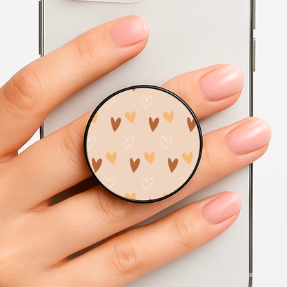 Cute Love Heart Pattern Phone Grip
