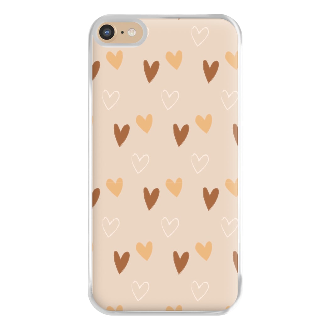 Cute Love Heart Pattern Phone Case for iPhone 6 Plus / 7 Plus / 8 Plus