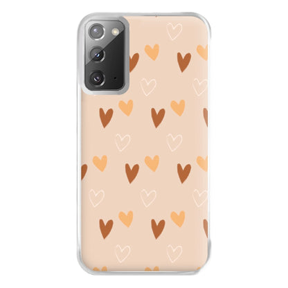 Cute Love Heart Pattern Phone Case for Galaxy Note 20 Ultra