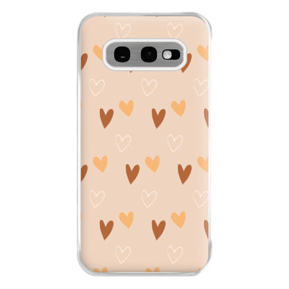 Cute Love Heart Pattern Phone Case for Galaxy S10e