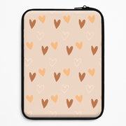 Cute Love Heart Pattern Laptop Sleeve 1