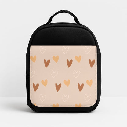 Cute Love Heart Pattern Insulated Lunchbox
