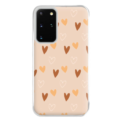 Cute Love Heart Pattern Phone Case for Galaxy S20 Plus