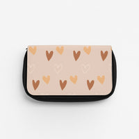 Cute Love Heart Pattern Pencil Case