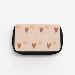 Cute Love Heart Pattern Pencil Case