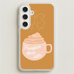 Pumpkin Spice Latte Phone Case for Galaxy S25FE
