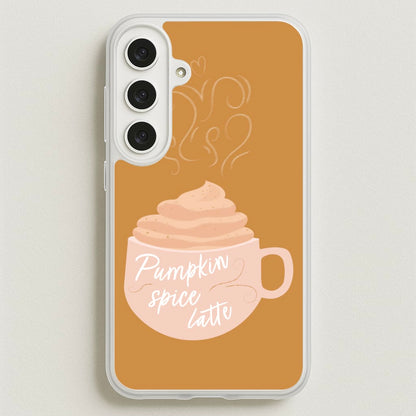 Pumpkin Spice Latte Phone Case for Galaxy S25FE
