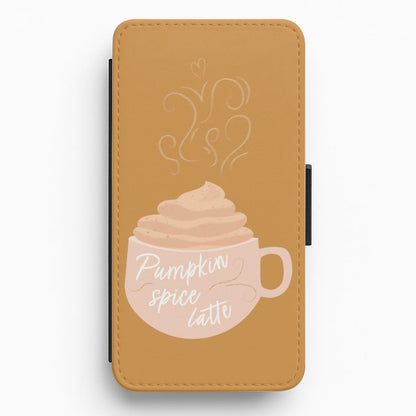 Pumpkin Spice Latte Flip / Wallet Phone Case