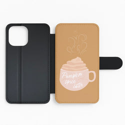 Pumpkin Spice Latte Flip Phone Case