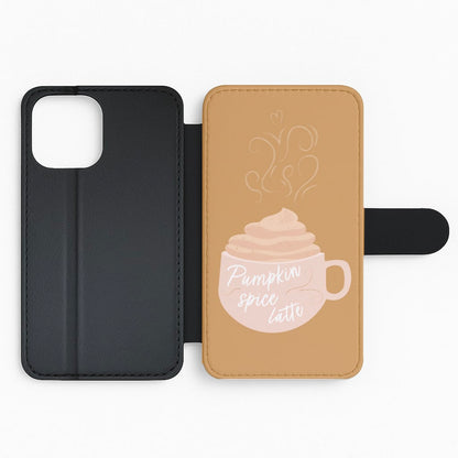 Pumpkin Spice Latte Flip Phone Case
