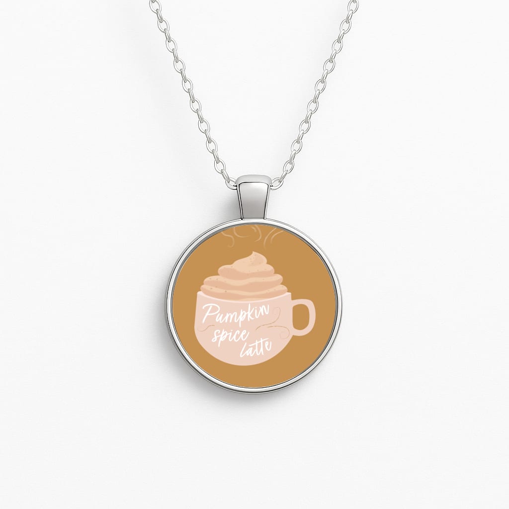 Pumpkin Spice Latte Necklace