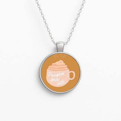 Pumpkin Spice Latte Necklace