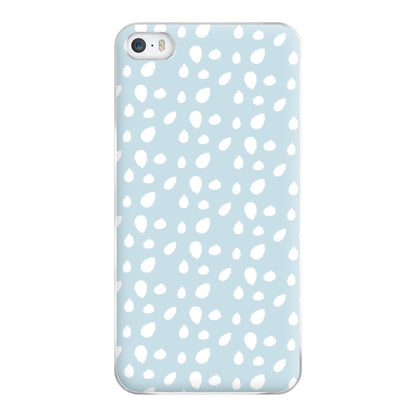 Pastel Blue Dots Phone Case for iPhone 5 / 5s / SE 2016