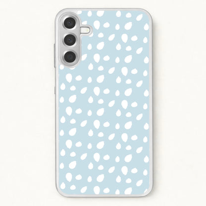 Pastel Blue Dots Phone Case for Galaxy A57