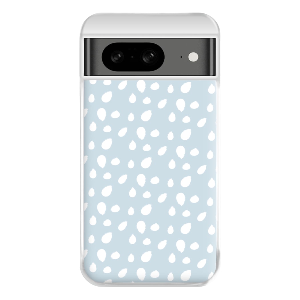 Pastel Blue Dots Phone Case for Google Pixel 8