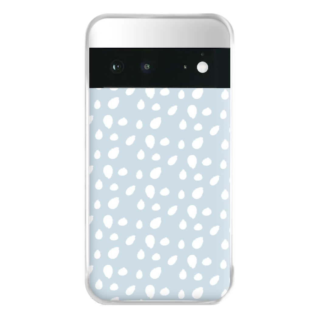 Pastel Blue Dots Phone Case for Google Pixel 6a