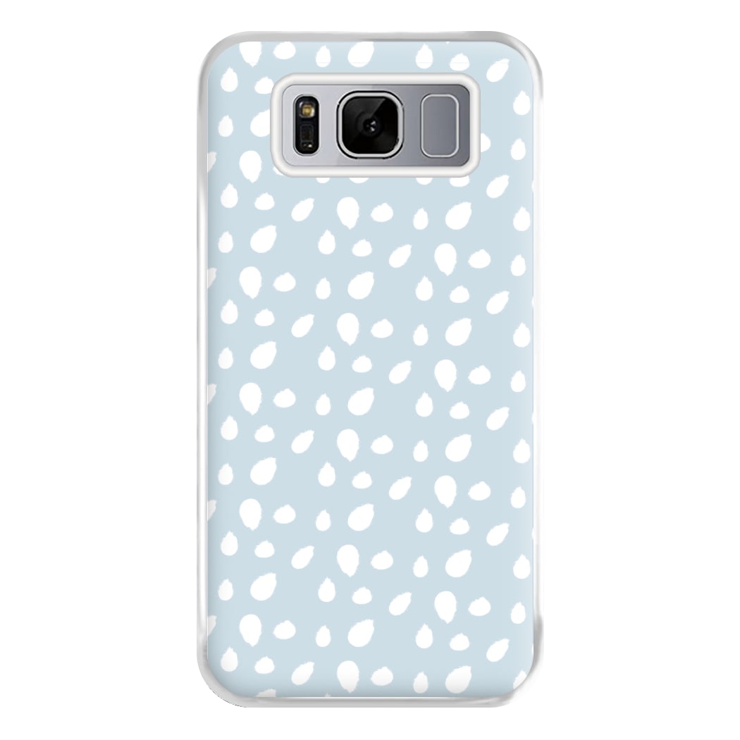 Pastel Blue Dots Phone Case for Galaxy S8 Plus