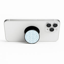 Pastel Blue Dots Phone Stand