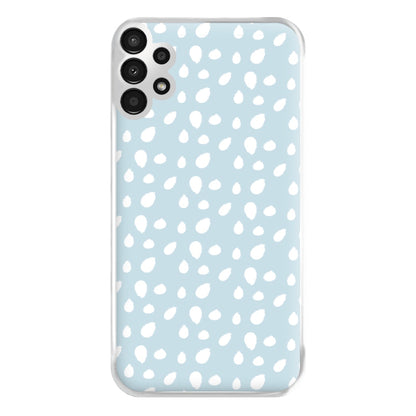 Pastel Blue Dots Phone Case for Galaxy A13