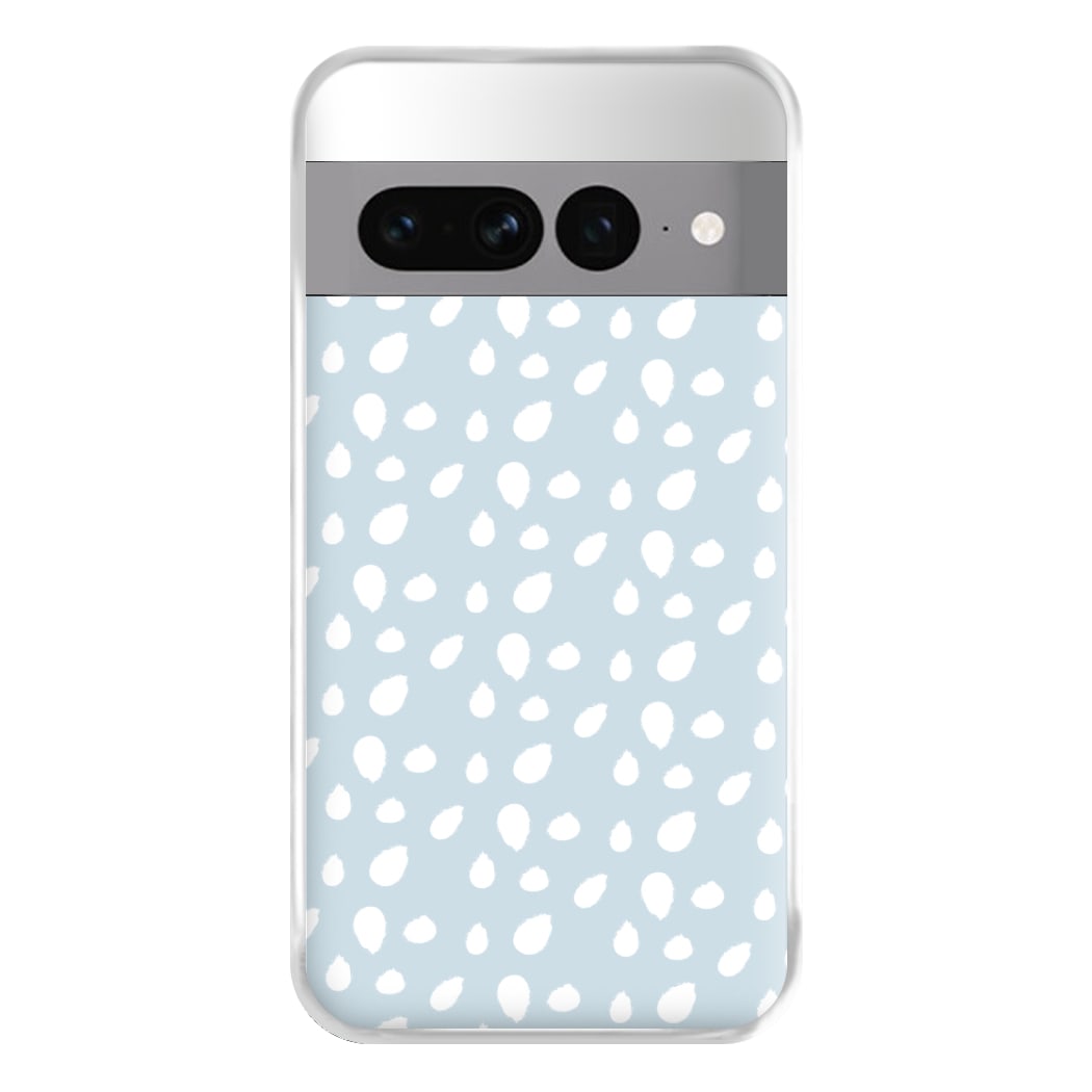 Pastel Blue Dots Phone Case for Google Pixel 7 Pro