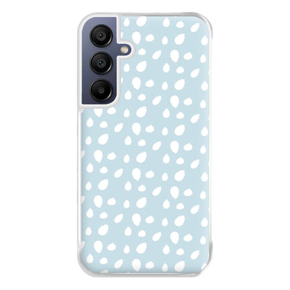 Pastel Blue Dots Phone Case for Galaxy A16