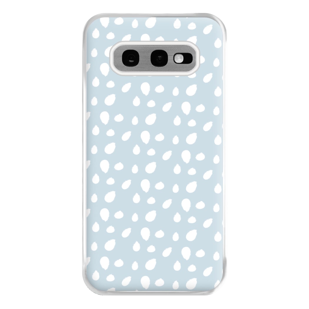 Pastel Blue Dots Phone Case for Galaxy S10e