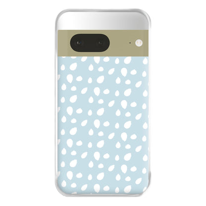 Pastel Blue Dots Phone Case for Google Pixel 7a