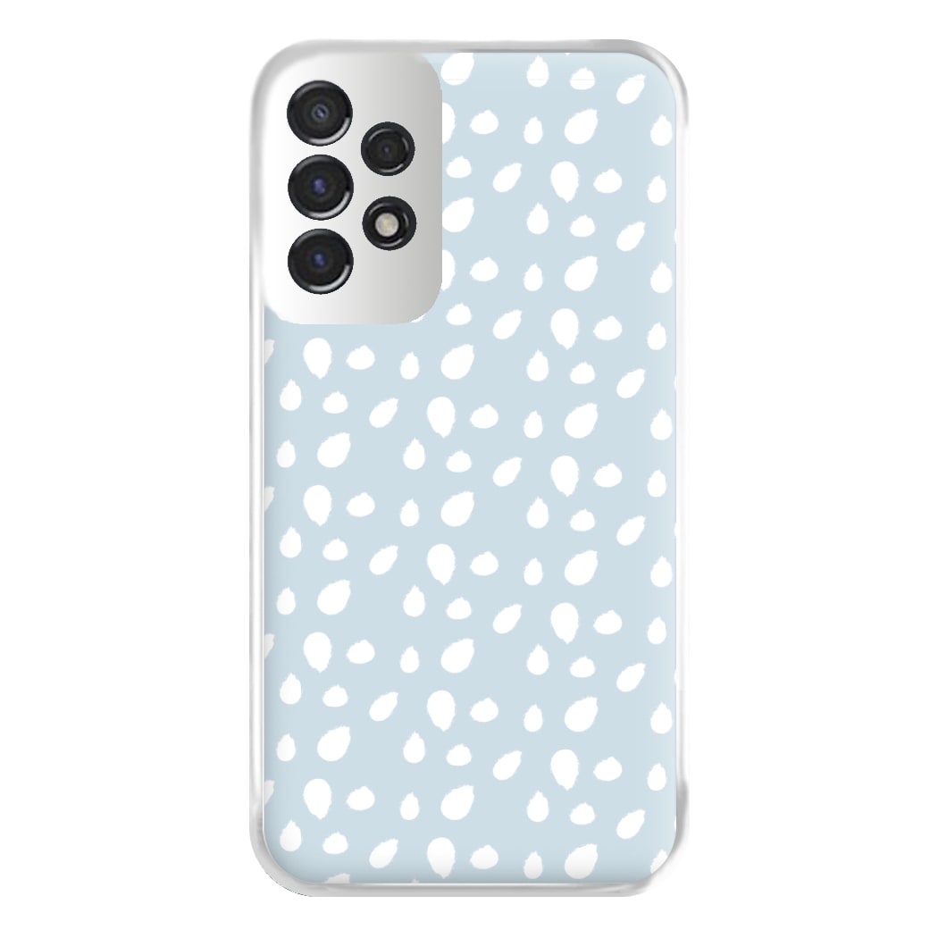 Pastel Blue Dots Phone Case for Galaxy A53