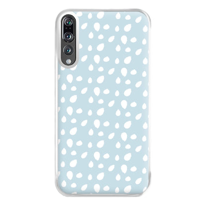 Pastel Blue Dots Phone Case for Huawei P20 Pro