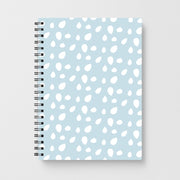 Pastel Blue Dots Notebook 1