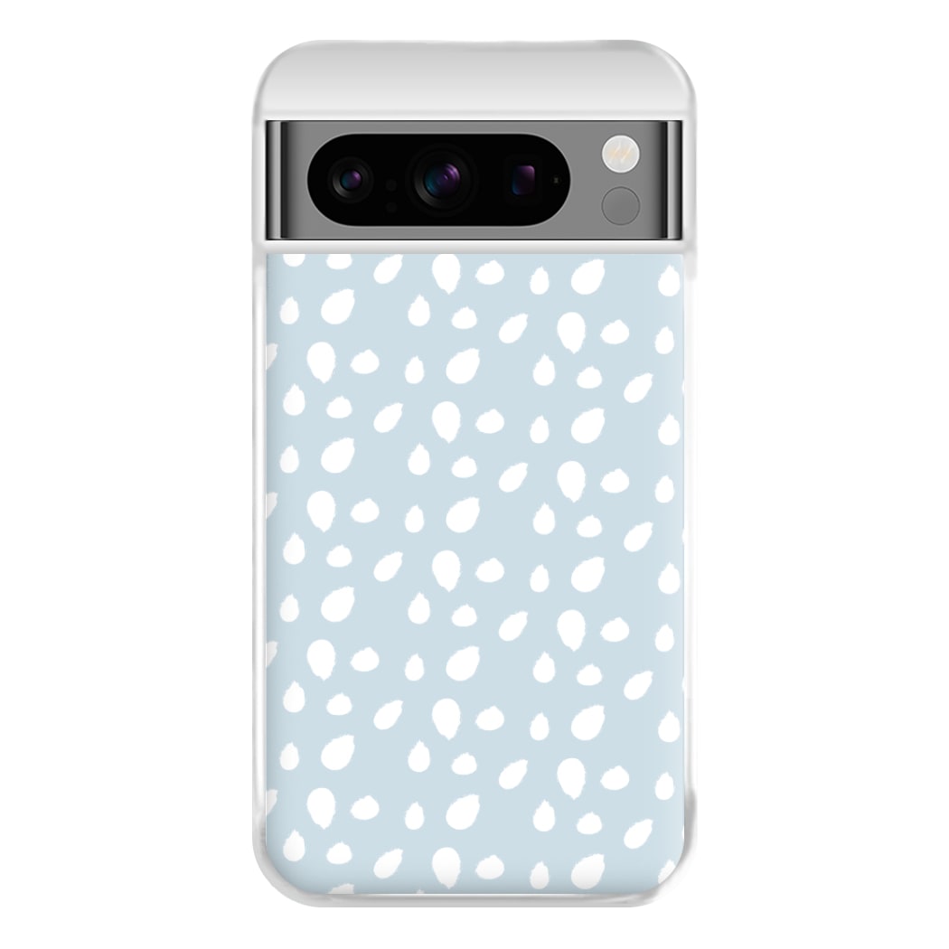 Pastel Blue Dots Phone Case for Google Pixel 8 Pro