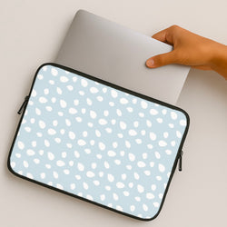 Pastel Blue Dots MacBook Case