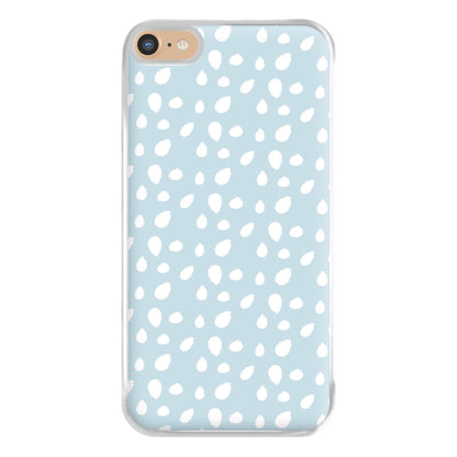 Pastel Blue Dots Phone Case for iPhone 6 Plus / 7 Plus / 8 Plus