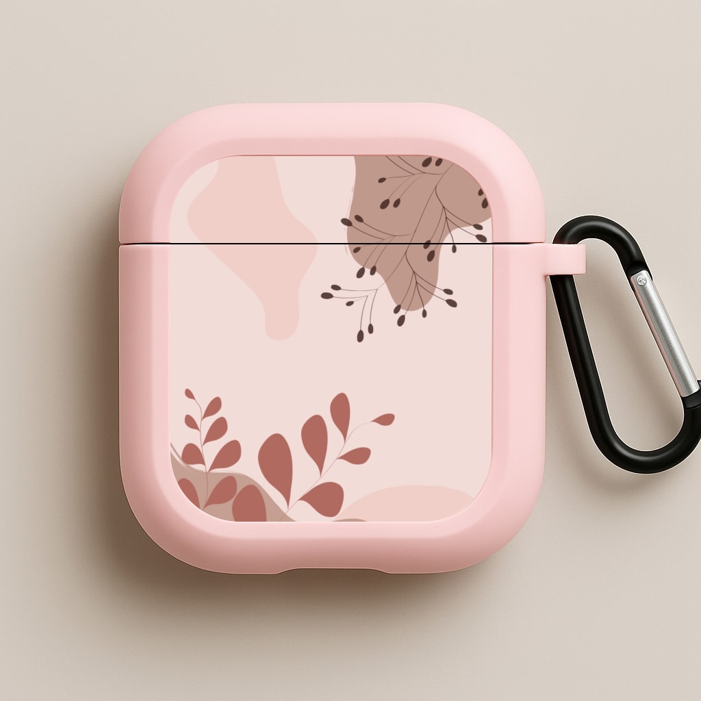 Abstract Geomtric III Pink AirPods Case
