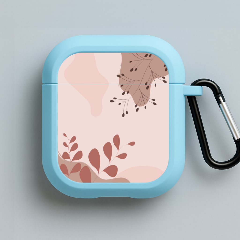 Abstract Geomtric III Blue AirPods Case