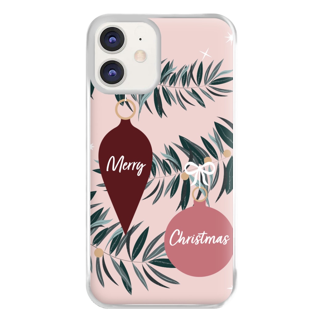 Merry Christmas Phone Case for iPhone 12 / 12 Pro