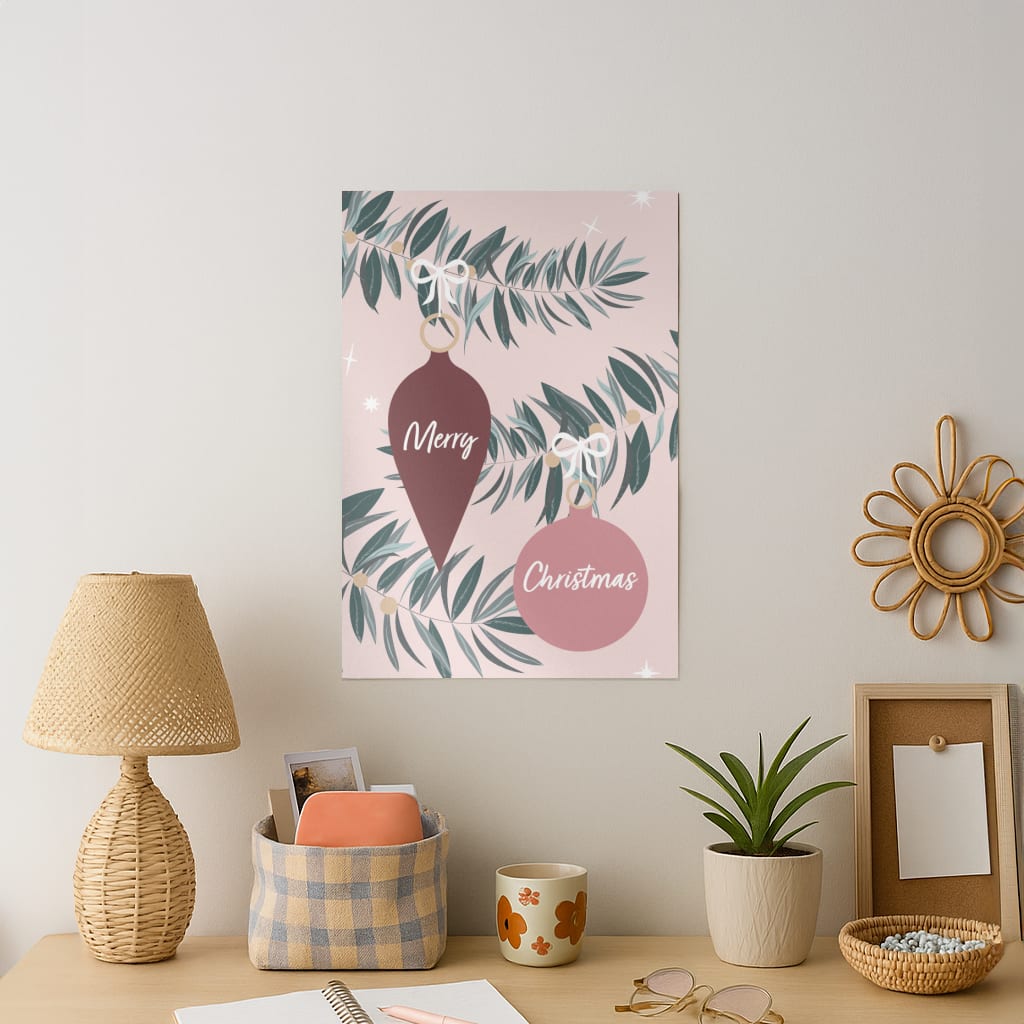Merry Christmas Art Print