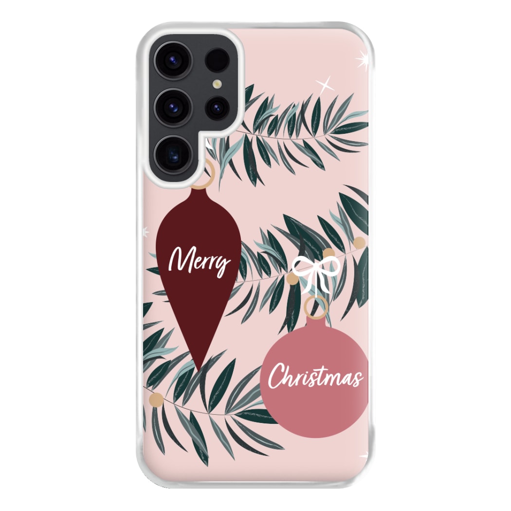 Merry Christmas Phone Case for Galaxy S23 Ultra