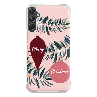 Merry Christmas Phone Case for Galaxy A34