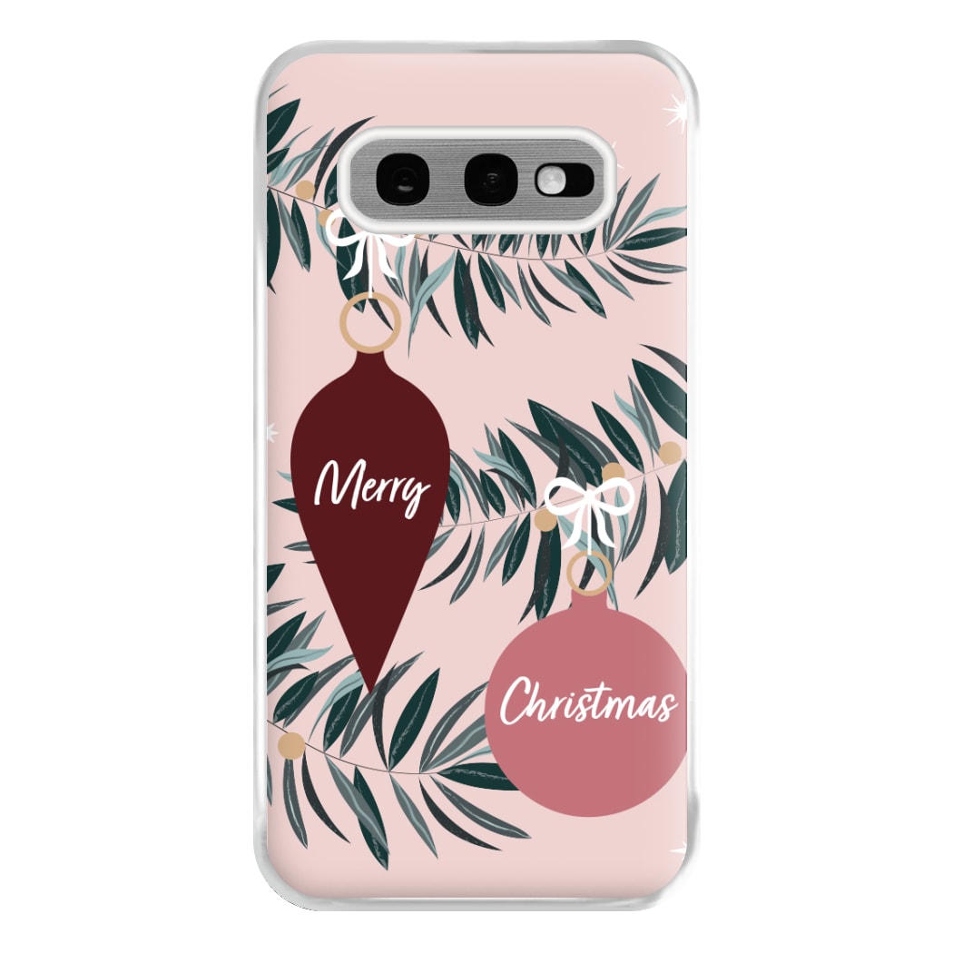 Merry Christmas Phone Case for Galaxy S10e