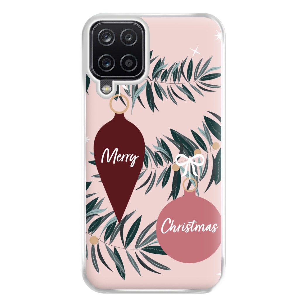 Merry Christmas Phone Case for Galaxy A12