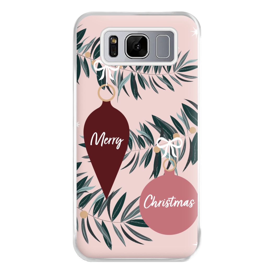 Merry Christmas Phone Case for Galaxy S8 Plus