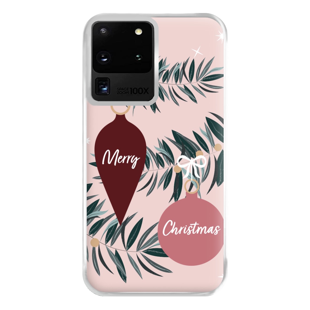 Merry Christmas Phone Case for Galaxy S20 Ultra