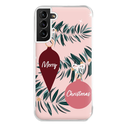 Merry Christmas Phone Case for Galaxy S21 Plus